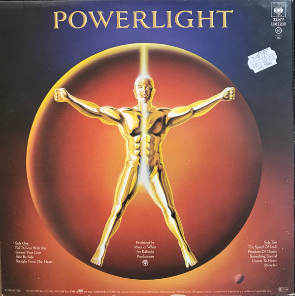 Earth, Wind & Fire : Powerlight (LP, Album, RE, Red)