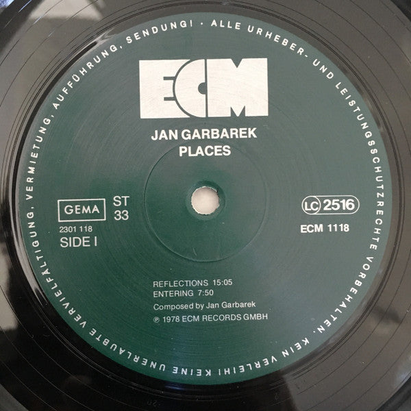 Jan Garbarek : Places (LP, Album)
