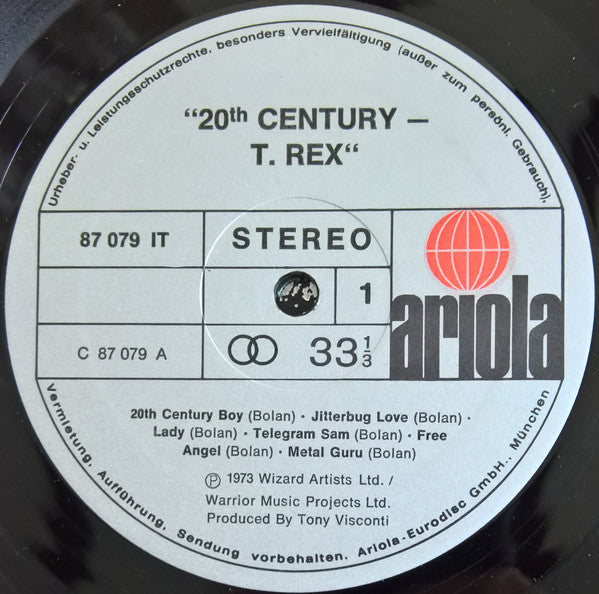 T. Rex : 20th Century (LP, Comp, Gat)