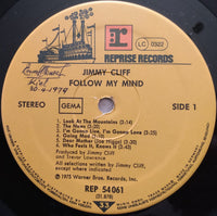 Jimmy Cliff : Follow My Mind (LP, Album, RE)