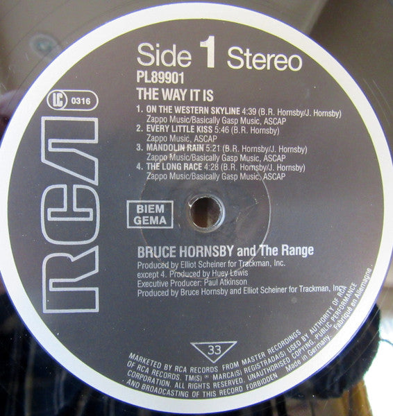 Bruce Hornsby And The Range : The Way It Is (LP, Album)
