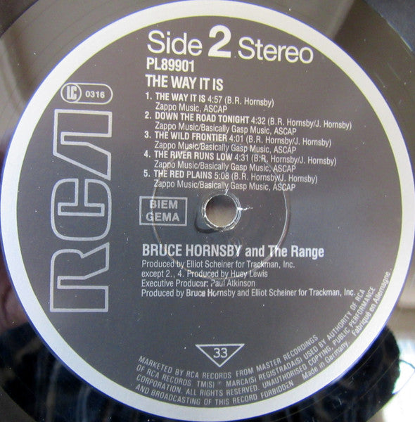 Bruce Hornsby And The Range : The Way It Is (LP, Album)
