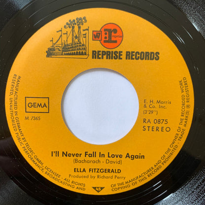 Ella Fitzgerald : I'll Never Fall In Love Again (7", Single)