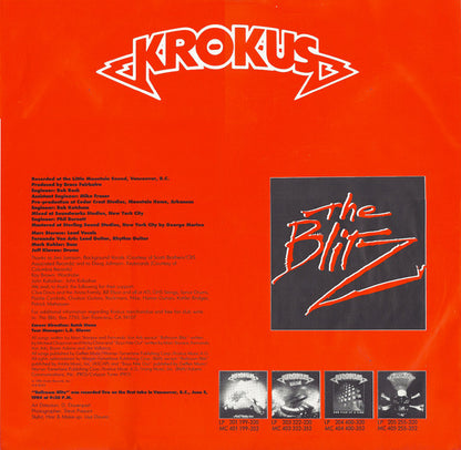 Krokus : The Blitz (LP, Album)