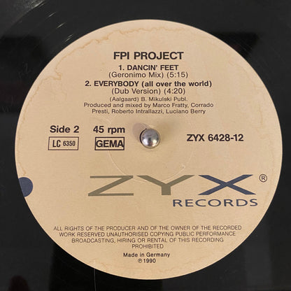 FPI Project : Everybody (All Over The World) (12", Single)
