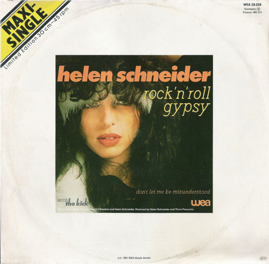 Helen Schneider With The Kick (2) : Rock 'N' Roll Gypsy (12", Maxi)