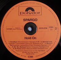 Spargo : Hold On (LP, Album)