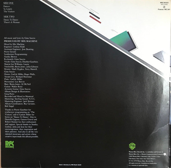 Gino Soccio : Outline (LP, Album)