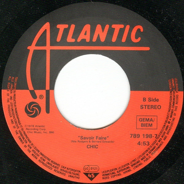 Chic : Jack Le Freak (Remix '87) (7", Single)