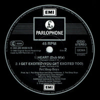 Pet Shop Boys : Heart (Remix) (12", Maxi)