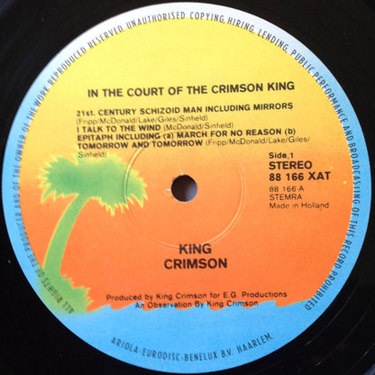 King Crimson : In The Court Of The Crimson King (An Observation By King Crimson) (LP, Album, RE, Gat)