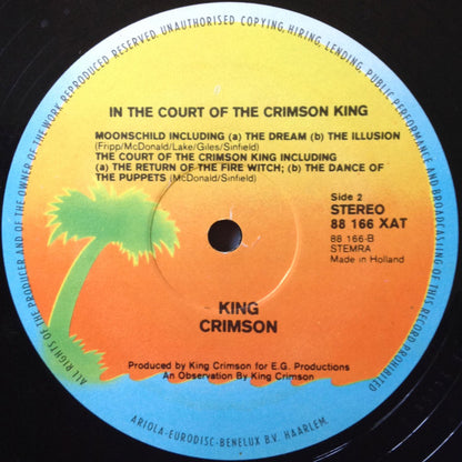 King Crimson : In The Court Of The Crimson King (An Observation By King Crimson) (LP, Album, RE, Gat)