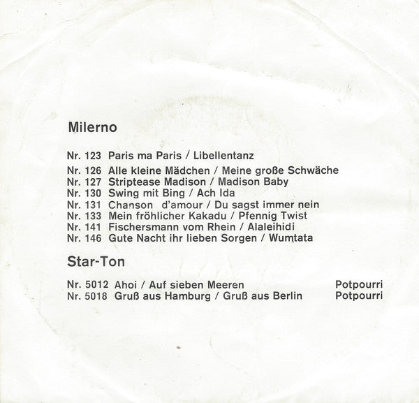 Bing Wittkamp Und Die Kakadus : Gruß Aus Hamburg (7", Single)
