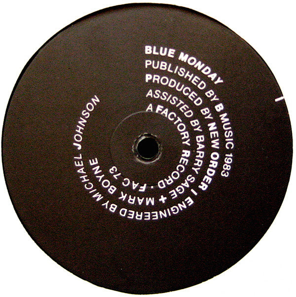 New Order : Blue Monday (12", Single, RP, A-1)
