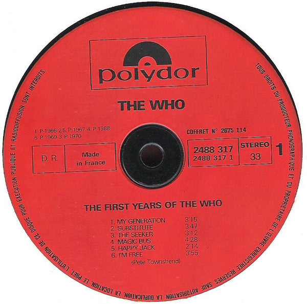 The Who : The Best Of The Last Ten Years / '64 - '74 (2xLP, Comp, RE)