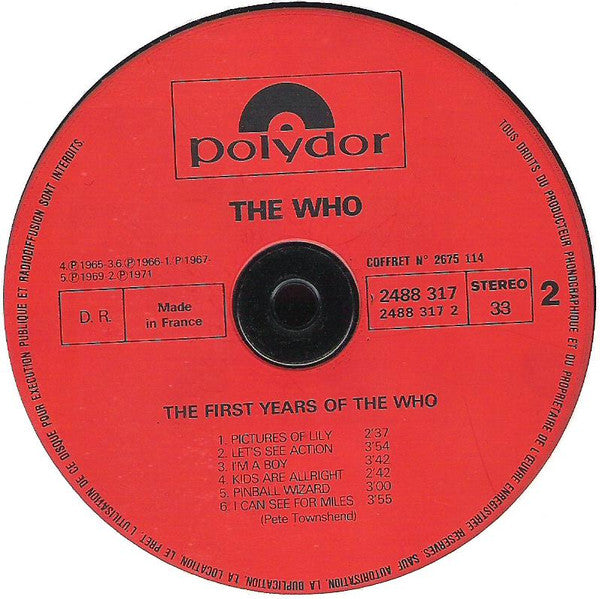The Who : The Best Of The Last Ten Years / '64 - '74 (2xLP, Comp, RE)