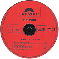 The Who : The Best Of The Last Ten Years / '64 - '74 (2xLP, Comp, RE)