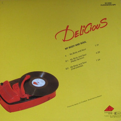 Delicious (13) : My Body And Soul (12")