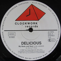 Delicious (13) : My Body And Soul (12")