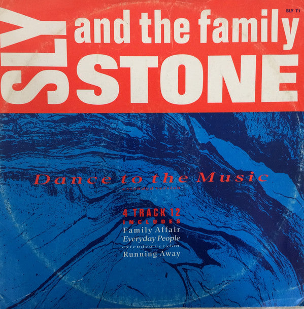 Sly & The Family Stone : Dance To The Music (Extended Version) (12", EP)