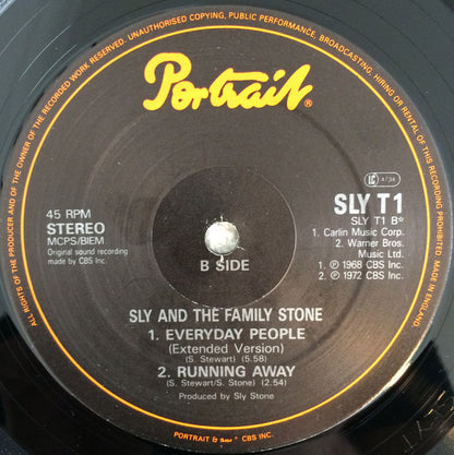 Sly & The Family Stone : Dance To The Music (Extended Version) (12", EP)