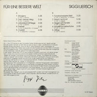 Siggi Liersch : Für Eine Bessere Welt (LP, Album)