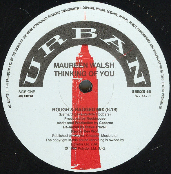 Maureen Walsh : Thinking Of You (The Remixes) (12")