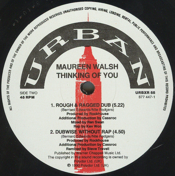 Maureen Walsh : Thinking Of You (The Remixes) (12")