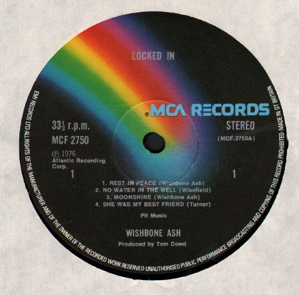 Wishbone Ash : Locked In (LP, Album)