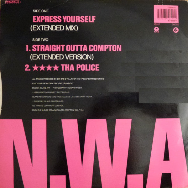 N.W.A* : Express Yourself (12")