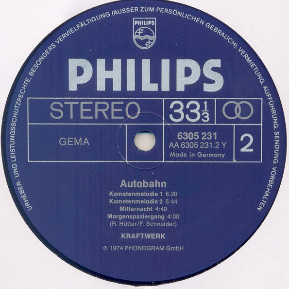 Kraftwerk : Autobahn (LP, Album)