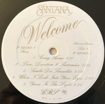 Santana : Welcome (LP, Album, Gat)