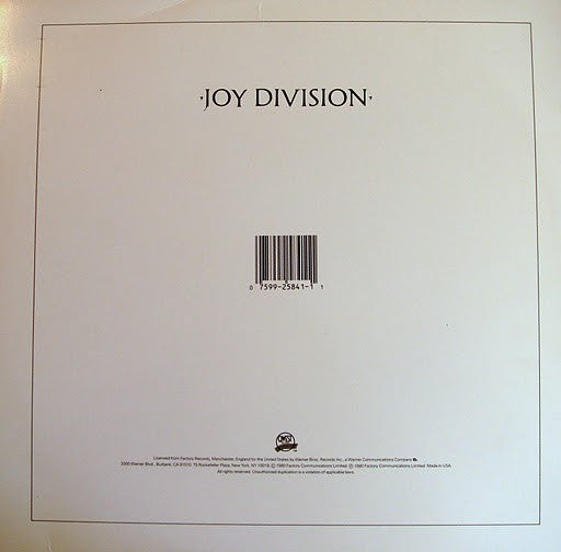 Joy Division : Closer (LP, Album, RE, SRC)