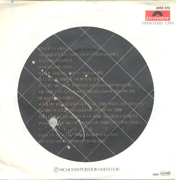 Ian Dury / The Seven Seas Players : Spasticus Autisticus (7", Single)