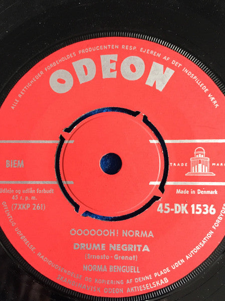 Norma Bengell : Ooooooh! Norma (7", Single, Mono, Pus)