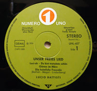 Lucio Battisti : Unser Freies Lied (LP)
