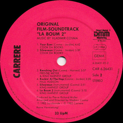 Various : La Boum 2 (Original Soundtrack) (LP, Album)