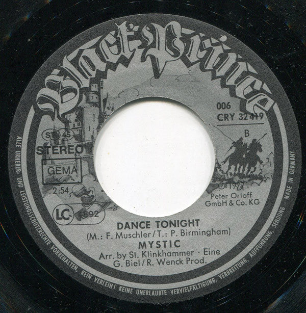 Mystic (5) : In The Year 2525 (7", Single)