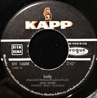 Jack Jones : Lady (7", Single)