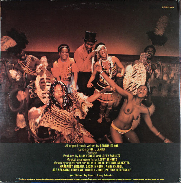 The Original Cast Of Ipi-Tombi* : Bertha Egnos & Gail Lakier's Ipi Tombi: Original Cast Recording (2xLP, RE)