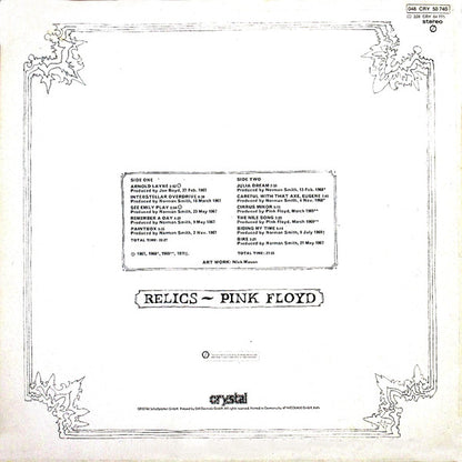 Pink Floyd : Relics (LP, Comp, RE, Ste)