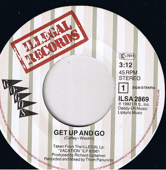 The Go·Go's* : Get Up And Go (7", Single)