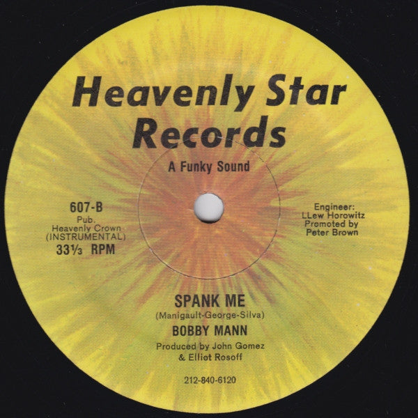Bobby Mann : Spank Me (12")