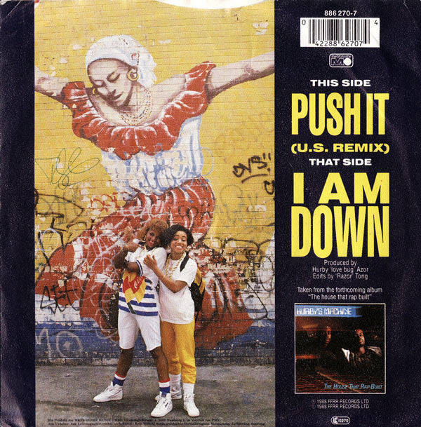 Salt-N-Pepa* : Push It (U.S. Remix) / I Am Down (7", Single)