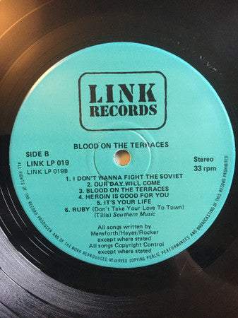 Angelic Upstarts : Blood On The Terraces (LP, Album, Blu)