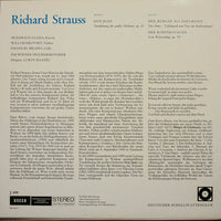 Richard Strauss, Die Wiener Philharmoniker*, Lorin Maazel, Friedrich Gulda : Don Juan, Tafelmusik Und Tanz Aus „Der Bürger Als Edelmann“, Walzerfolge Aus „Der Rosenkavalier“ (LP, Comp, Club)