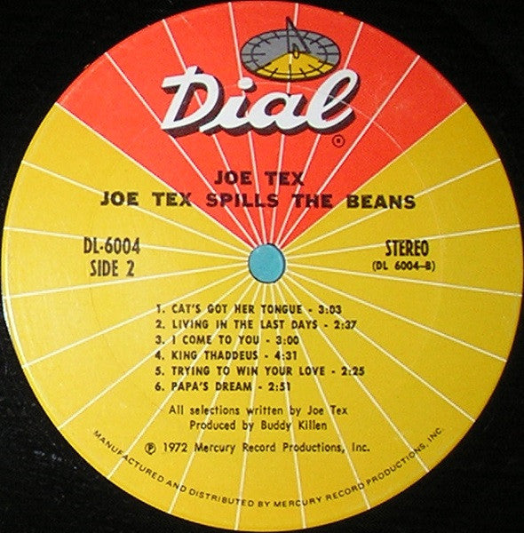 Joe Tex : Joe Tex Spills The Beans (LP, Album)