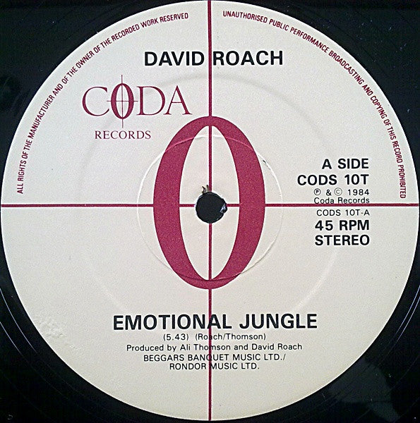 David Roach : Emotional Jungle (12")