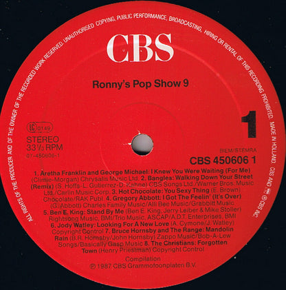 Various : Ronny's Pop Show 9 (2xLP, Comp)