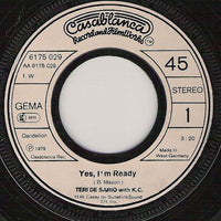 Teri De Sario* feat. K.C.* : Yes, I'm Ready (7", Single)